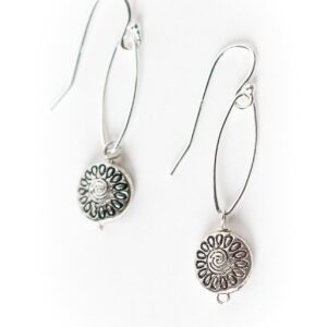 Anne Vaughan Cascades Silver Earings