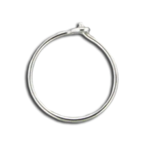Mark Steel Wire Hoop Earring (Small)