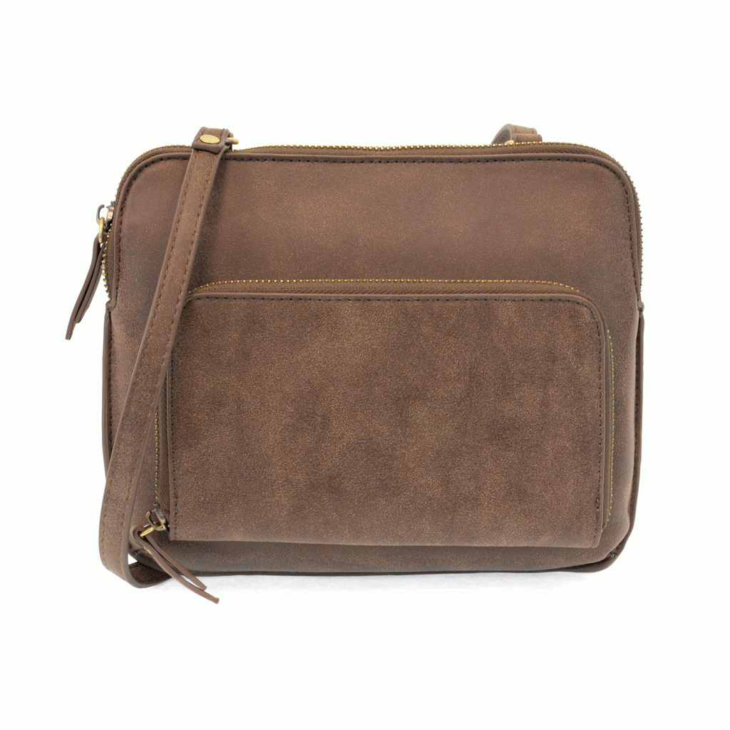 Nicole Distressed Crossbody Bag - Image 2