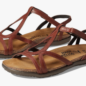 NAOT Dorith Sandals: Soft Chestnut Leather