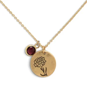 Birth Flower Necklace