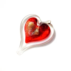 Glass Heart Suncatcher